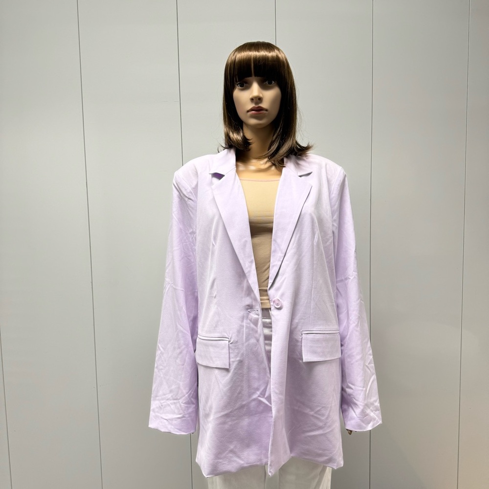 💜SALE OVERSIZED BLAZER JACKET - Picture 2 of 9